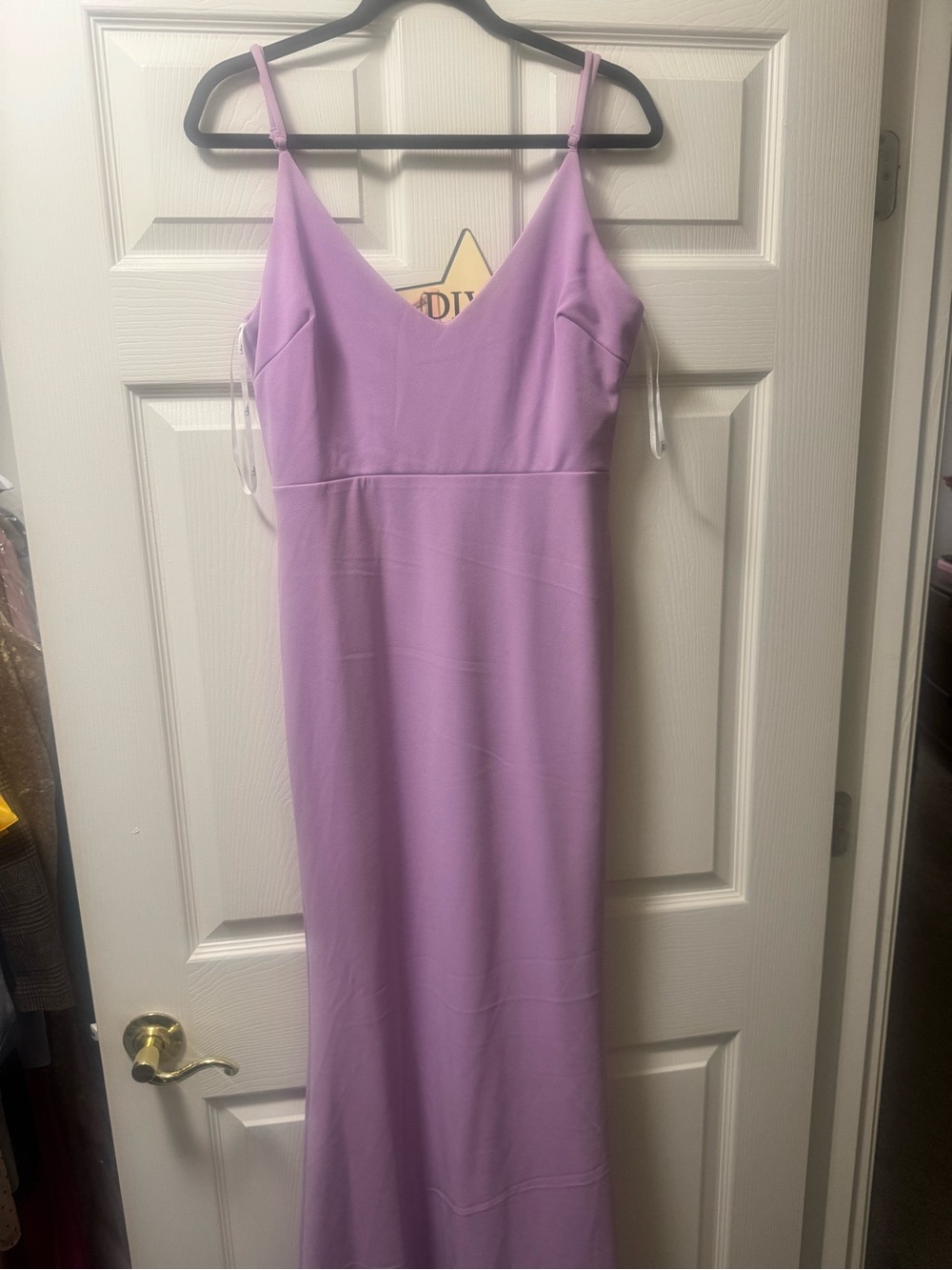 Lulu's Lilac Spaghetti-Strap Maxi Dress